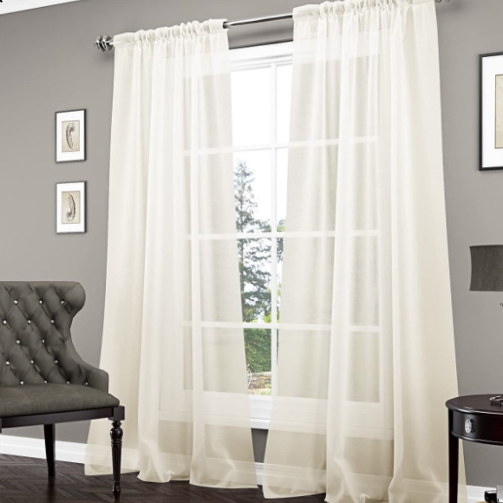 VUE SIGNATURE Sheer Curtain (Two panels)